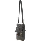 Ashwood Leather Crossbody Bag Khaki: 64033
