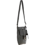 Ashwood Leather Crossbody Bag Khaki: 64033