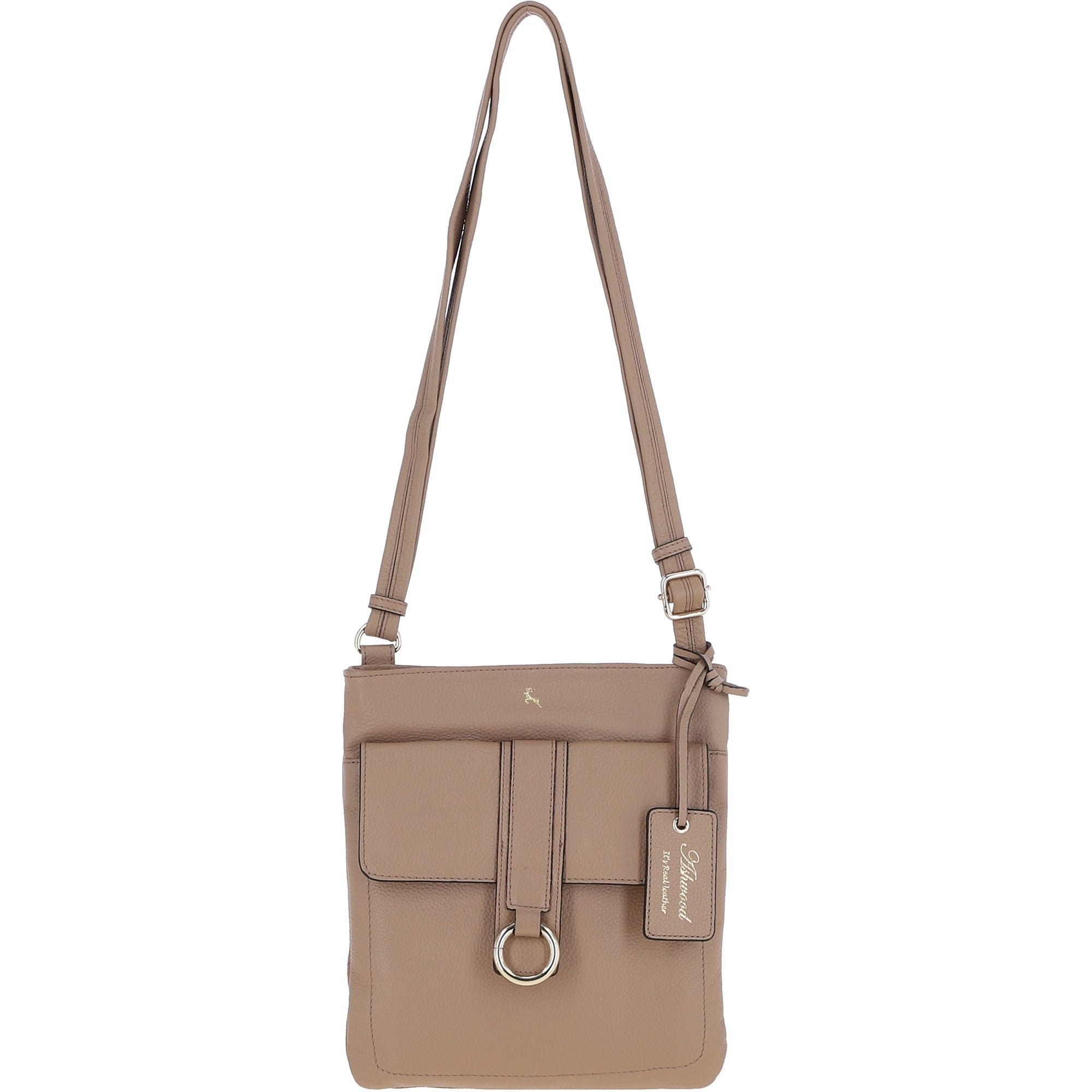 Ashwood Leather Crossbody Bag Parafin: 64033