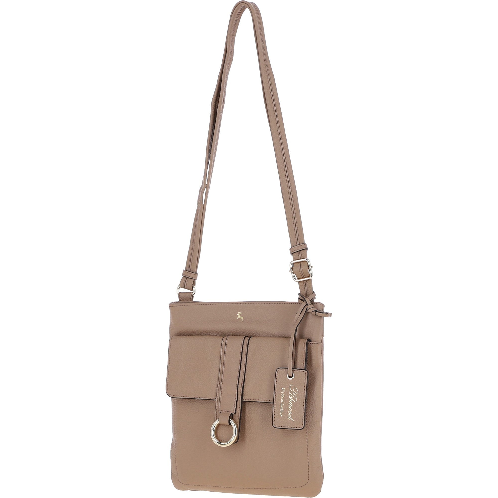 Ashwood Leather Crossbody Bag Parafin: 64033