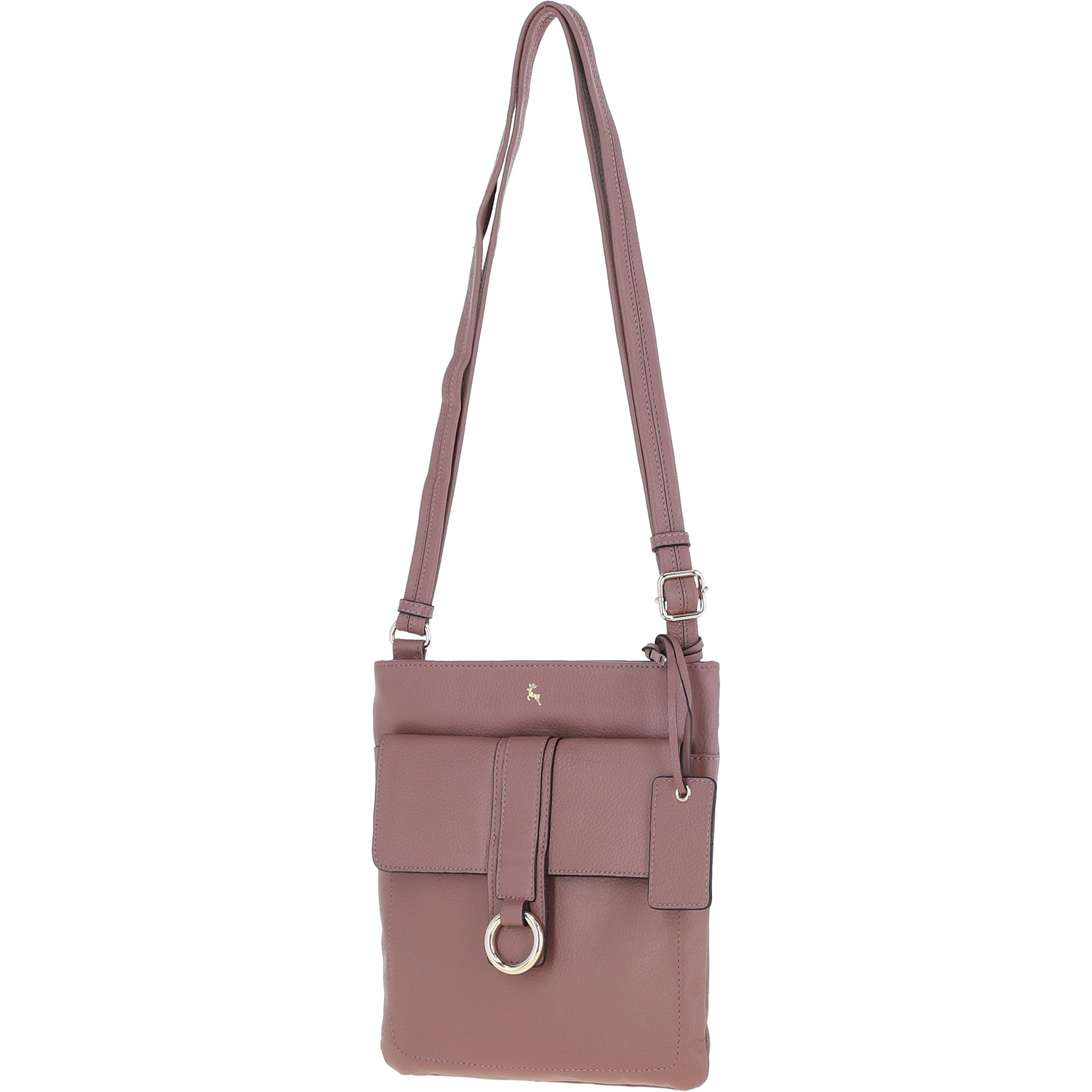 Ashwood Leather Crossbody Bag Rose: 64033