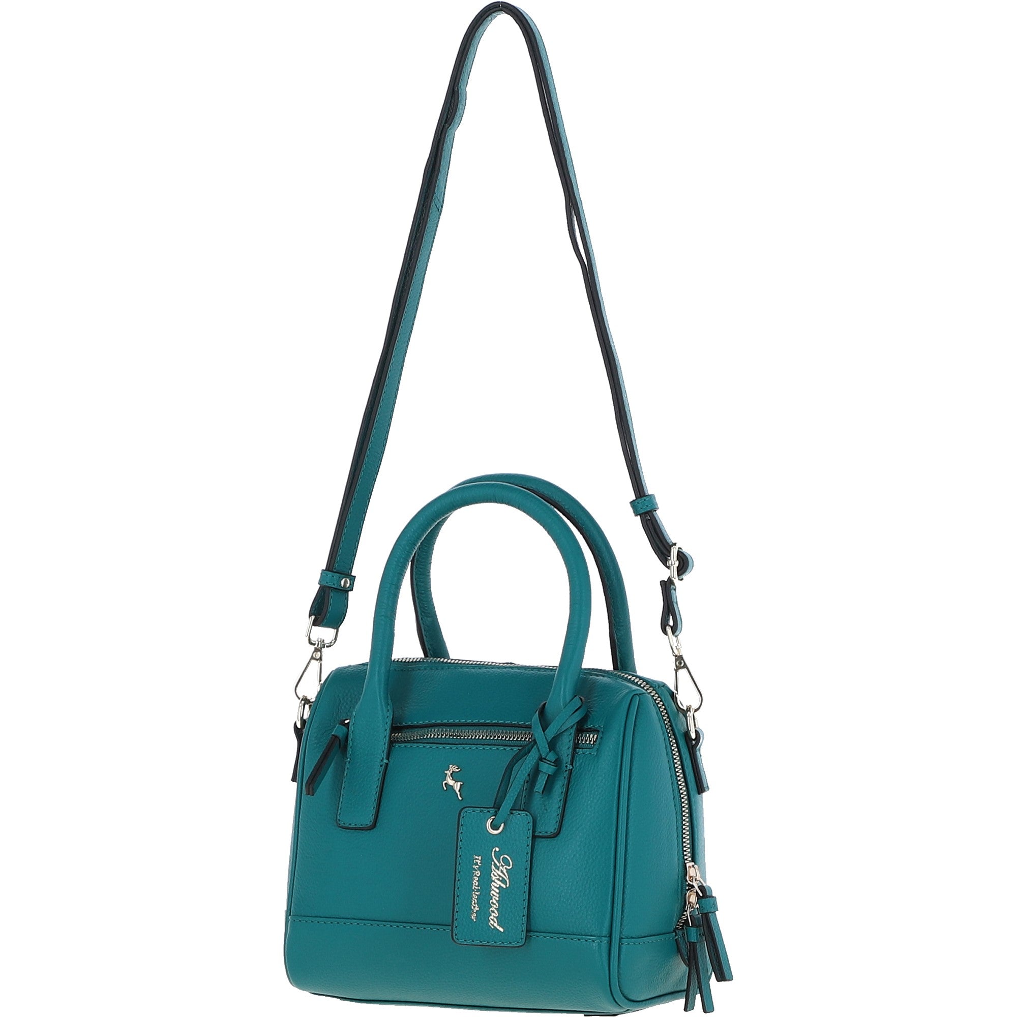 Ashwood Leather Women's Tote Crossbody Bag Deep Lake: 64064