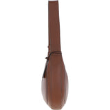 Ashwood Women's Curved Leather Shoulder Bag 2 Tone Tan: 64192