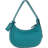 Ashwood Women's Curved Leather Shoulder Bag Deep Lake: 64192