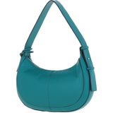 Ashwood Women's Curved Leather Shoulder Bag Deep Lake: 64192