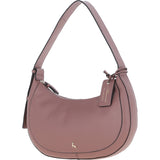 Ashwood Women's Curved Leather Shoulder Bag Rose: 64192