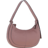 Ashwood Women's Curved Leather Shoulder Bag Rose: 64192