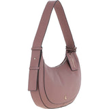 Ashwood Women's Curved Leather Shoulder Bag Rose: 64192