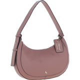 Ashwood Women's Curved Leather Shoulder Bag Rose: 64192