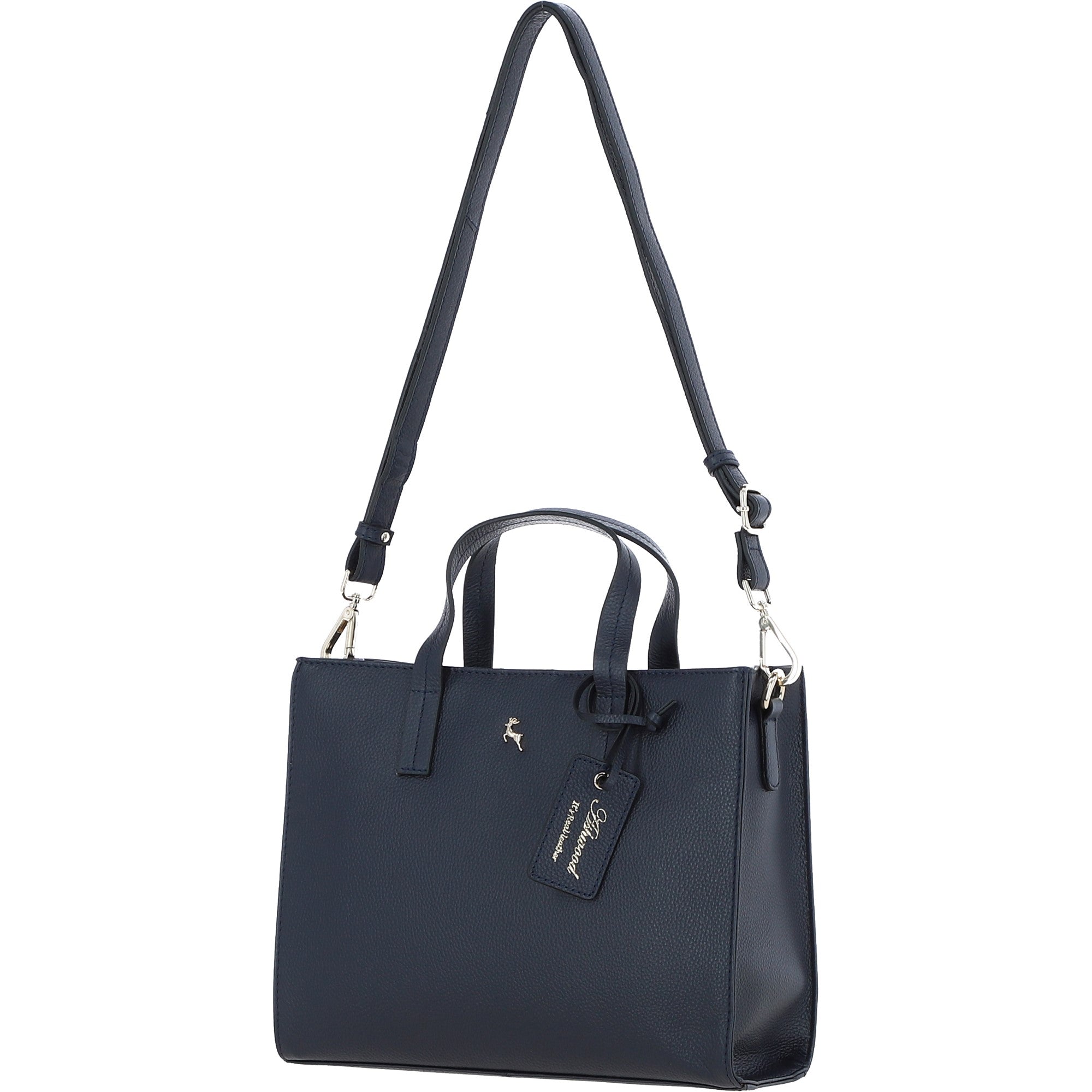 Ashwood Leather Women's Stylish Tote Bag Cotwold Navy: 64198