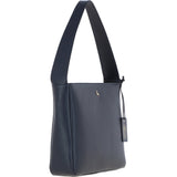Ashwood Real Leather Hobo Shoulder Bag Cotswold Navy: 64202