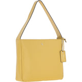 Ashwood Real Leather Hobo Shoulder Bag Ochre Yellow: 64202