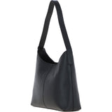 Ashwood Real Leather Hobo Shoulder Bag Black: 64203