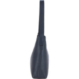 Ashwood Real Leather Hobo Shoulder Bag Cotswold Navy: 64203