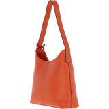 Ashwood Real Leather Hobo Shoulder Bag Mandarin: 64203