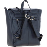 Ashwood Real Leather Flapover Backpack Cotswold Navy: 64257