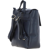 Ashwood Real Leather Flapover Backpack Cotswold Navy: 64257