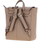 Ashwood Real Leather Flapover Backpack Parafin: 64257
