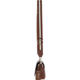 Ashwood Real Leather Flapover Crossbody Bag 2 Tone Tan: 64295
