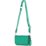 Ashwood Real Leather Flapover Crossbody Bag Gumdrop Green: 64295