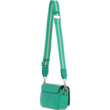 Ashwood Real Leather Flapover Crossbody Bag Gumdrop Green: 64295