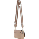 Ashwood Real Leather Flapover Crossbody Bag Parafin: 64295