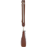 Ashwood Real Leather Crossbody Bag with Webbing Strap 2 Tone Tan: 64296