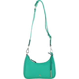 Ashwood Real Leather Crossbody Bag with Webbing Strap Gumdrop Green: 64296