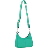 Ashwood Real Leather Crossbody Bag with Webbing Strap Gumdrop Green: 64296