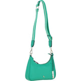 Ashwood Real Leather Crossbody Bag with Webbing Strap Gumdrop Green: 64296