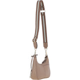 Ashwood Real Leather Crossbody Bag with Webbing Strap Parafin: 64296