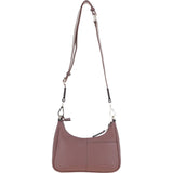Ashwood Real Leather Crossbody Bag with Webbing Strap Rose: 64296