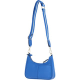 Ashwood Real Leather Crossbody Bag with Webbing Strap Sodalite Blue: 64296