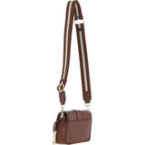 Ashwood Real Leather Small Crossbody Bag 2 Tone Tan: 64297