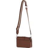 Ashwood Real Leather Small Crossbody Bag 2 Tone Tan: 64297