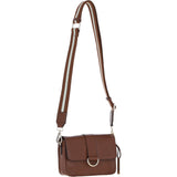 Ashwood Real Leather Small Crossbody Bag 2 Tone Tan: 64297
