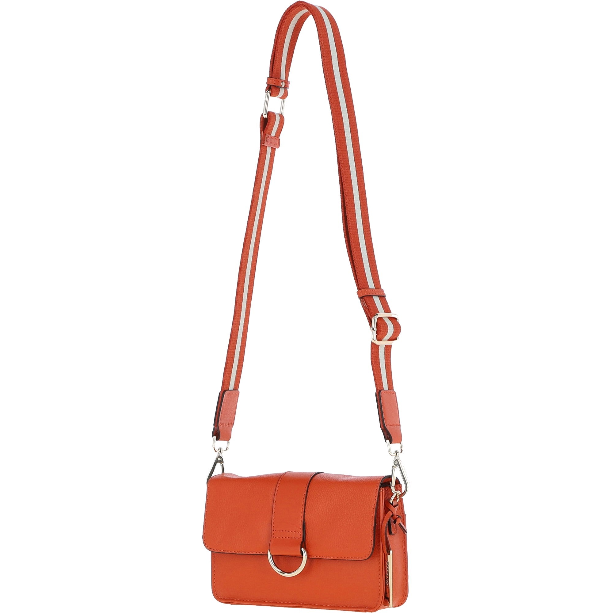 Ashwood Real Leather Small Crossbody Bag Mandarin: 64297