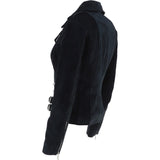Split Suede Biker Jacket Navy: 705 SUEDE
