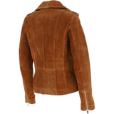 Split Suede Biker Jacket Tan: 705 SUEDE