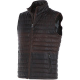 Trapper Men’s Leather Vest Red/Brown: 7950-vest