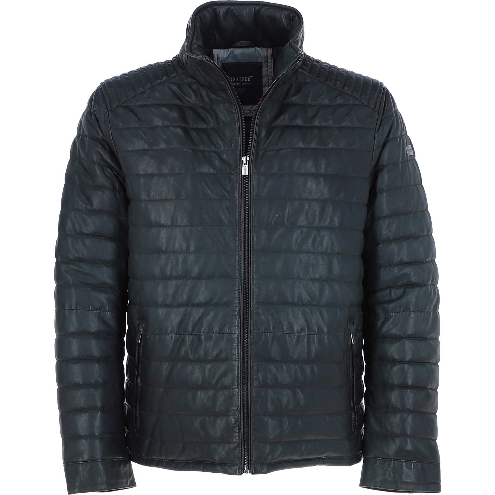 Men's Leather Jacket Charcoal: 7950 jacket