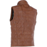 Trapper Men’s Leather Vest Cognac: 7956-vest