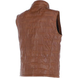 Trapper Men’s Leather Vest Cognac: 7956-vest