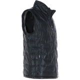 Trapper Men’s Leather Vest Navy: 7956-vest