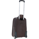 Cabin size Columbian Leather Weekend Trolley Brown : 8148