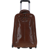 Vegetable Tanned Leather Luggage Cabin Trolley Chestnut : 89150