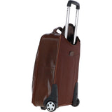 Vegetable Tanned Leather Luggage Cabin Trolley Chestnut : 89150