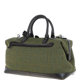 Leather Weekend Holdall Tweed : DR BAG