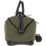 Leather Weekend Holdall Tweed : DR BAG