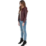 Ashwood Leather Jacket Burgandy: AWL-281
